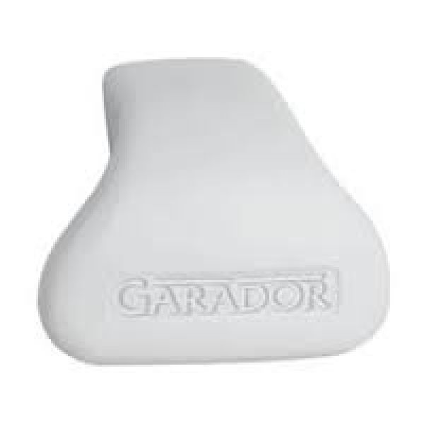 Garador white handle for steel panel garage doors
