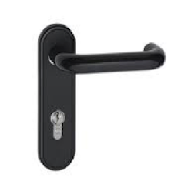 Garador standard black handle for side hinged garage doors